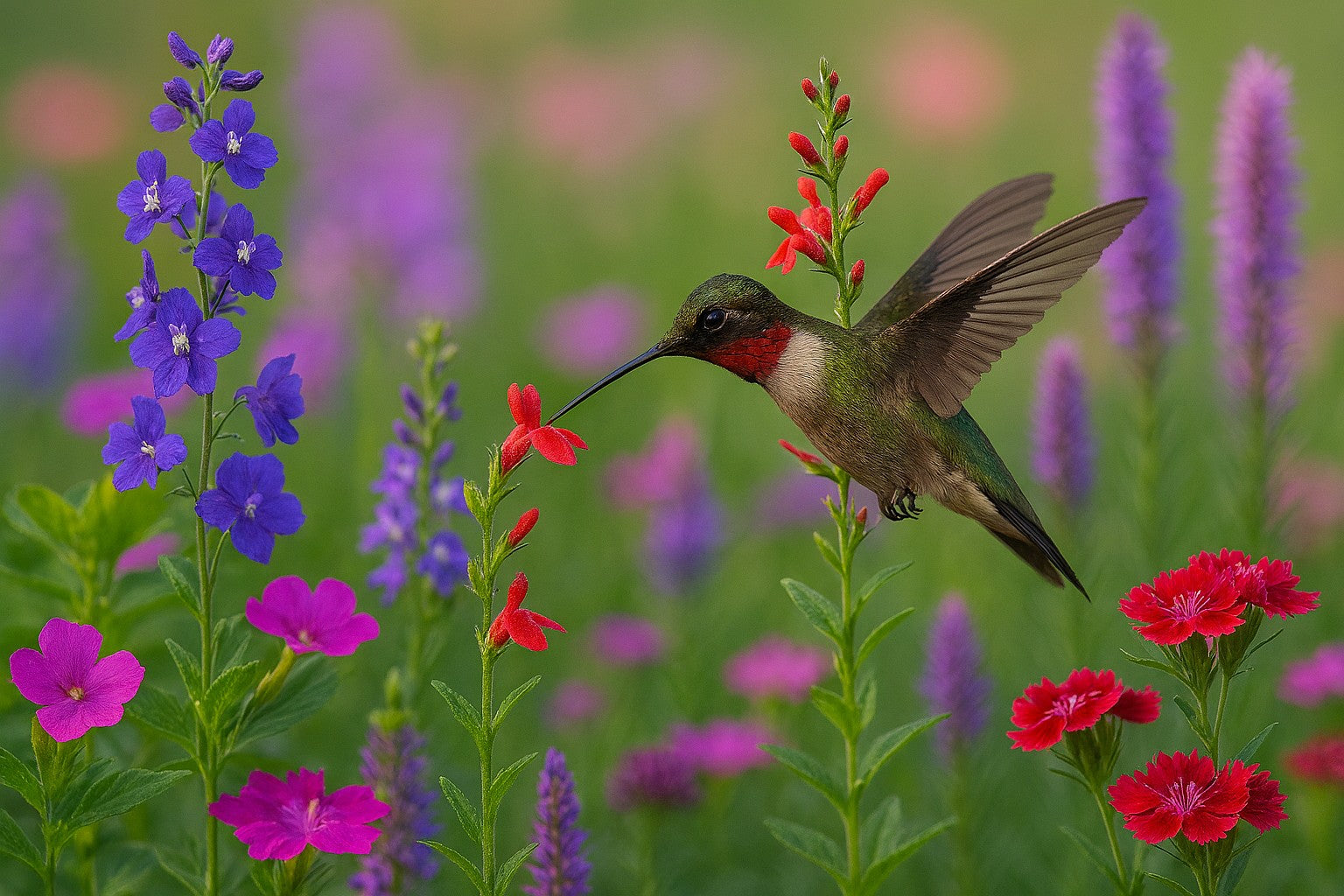 Hummingbird Flower Seed Mix